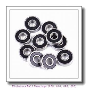 timken 606-2RZ Miniature Ball Bearings (600, 610, 620, 630)